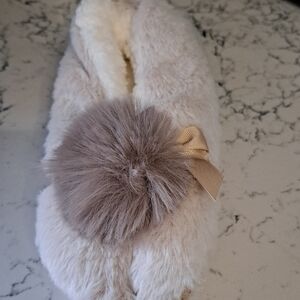 NWT Ann Taylor Cream and Brown Ladies Slippers